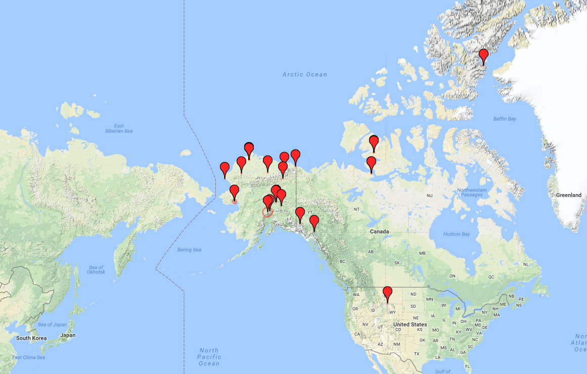 collection locations for KWP-C13855-15